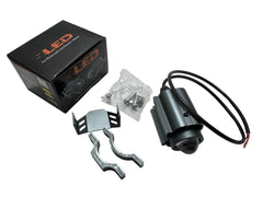 Set 2x Proiector LED 18W Dual-Color (Alb + Galben) – pentru Motocicletă / ATV / Trotinetă Electrică