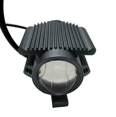 Set 2x Proiector LED 18W Dual-Color (Alb + Galben) – pentru Motocicletă / ATV / Trotinetă Electrică
