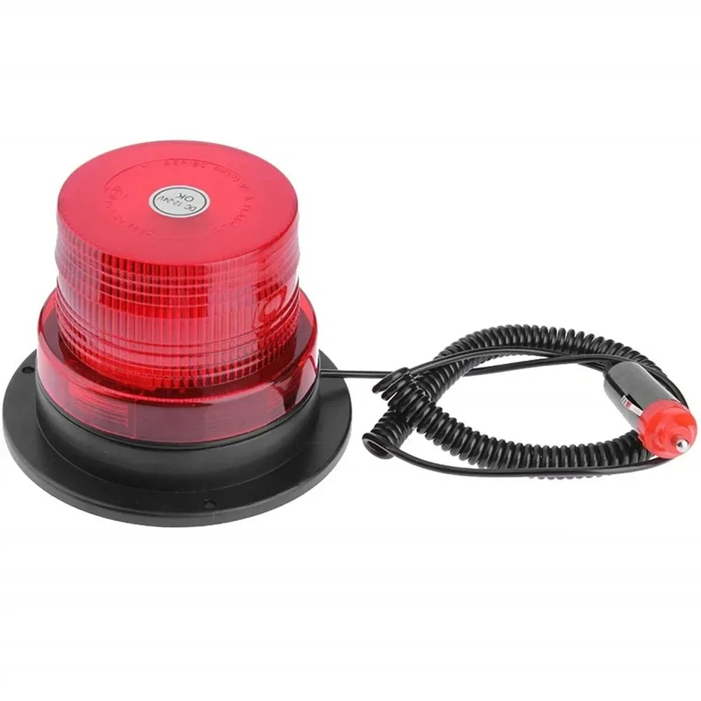 Lampă LED Stroboscopică cu Magnet – 12/24V, Roșu/Galben/Albastru - My Store