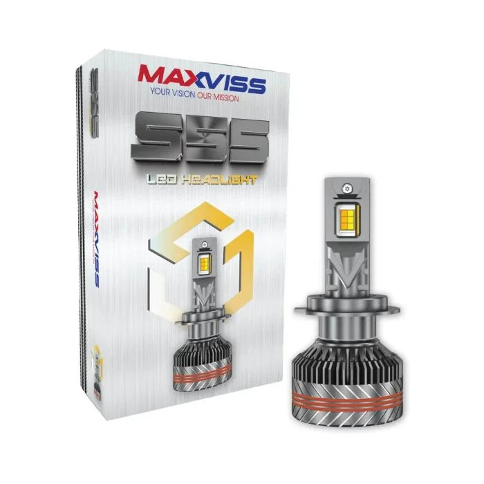 Set 2 Becuri LED Auto Light S55 – 3 Culori (3000K/4300K/6000K), Telecomandă & Mod Flash - My Store