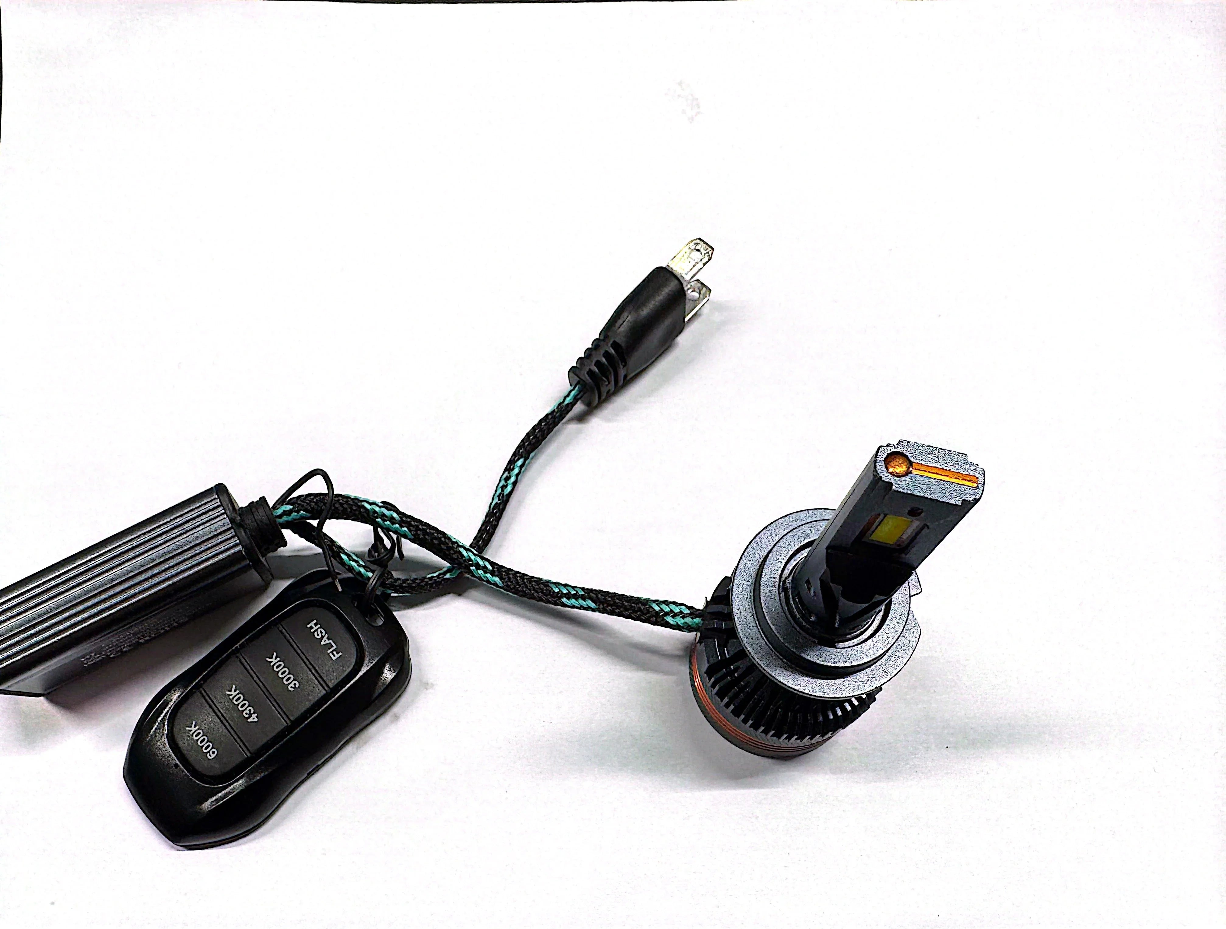 Set 2 Becuri LED Auto Light S55 – 3 Culori (3000K/4300K/6000K), Telecomandă & Mod Flash - My Store