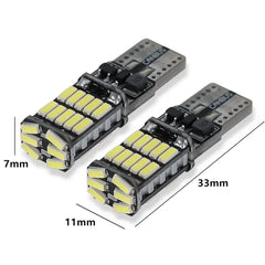 Set 2x Becuri LED W5W T10 Canbus – 12V, 4014-26SMD, 6500K Alb - My Store