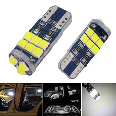 Set 2x Becuri LED W5W T10 Canbus – 12V, 3030-15SMD, 6000K Alb - My Store