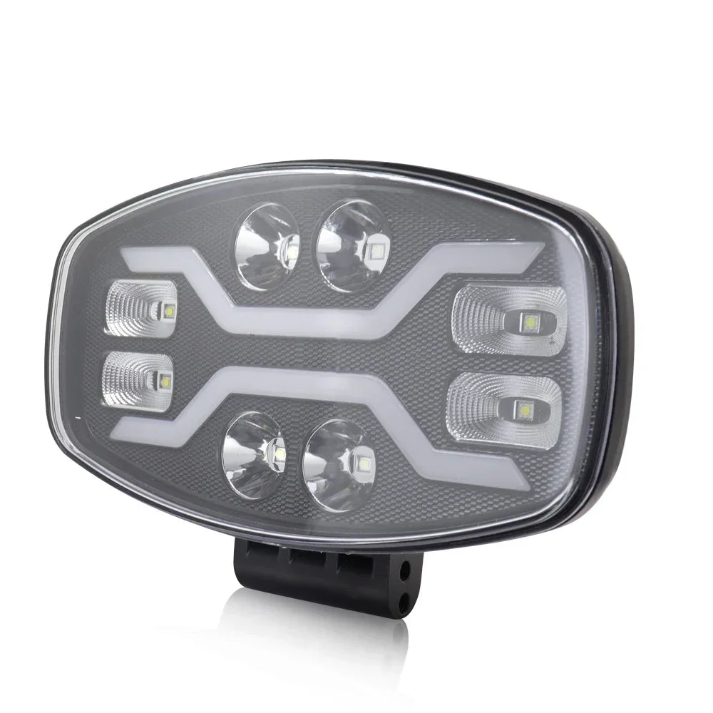 Proiector LED 10" – 100W, 22.000Lm, 12/24V, Spot/Flash/Flow, Alb+Galben, IP67 - My Store