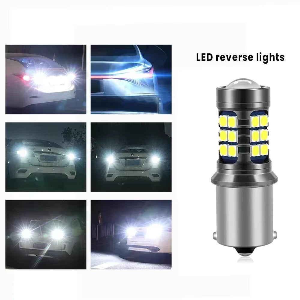 Set 2x Becuri LED 1156 BA15s P21W Canbus – 12V, 3030-27SMD - My Store