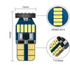 Set 2x Becuri LED W5W T10 Canbus – 12V, 4014-15SMD, 6500K Alb - My Store