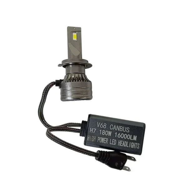 Set 2 Becuri LED Auto V68, Canbus – 180W, 16.000LM, 6000K - My Store