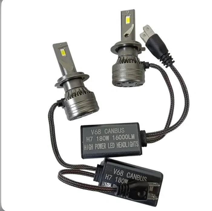 Set 2 Becuri LED Auto V68, Canbus – 180W, 16.000LM, 6000K - My Store