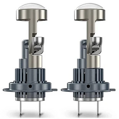 Set 2 Becuri LED cu lupă PRO H4/H7/H11 — K88, 280W, 28000lm, două faze CANBUS