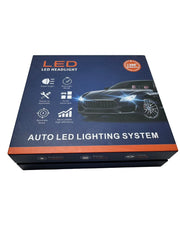 Set 2 Becuri LED Auto V88S CANBUS – H1 / H4 / H7, 380W, 18000LM, 6000K Alb Rece