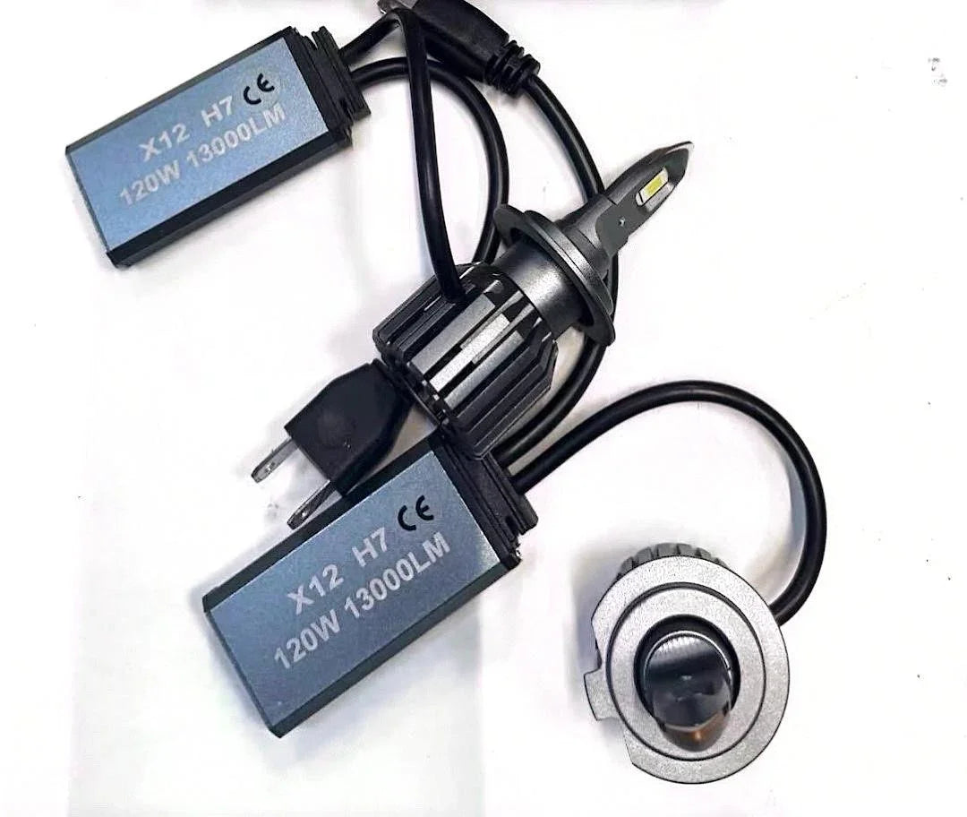 Set 2 Becuri LED Auto X12, CANBUS – 120W, 13.000LM, 6000K - My Store