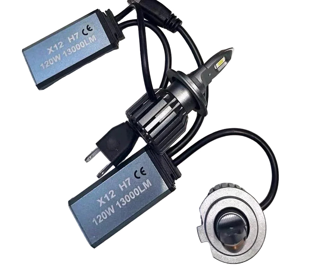 Set 2 Becuri LED Auto X12, CANBUS – 120W, 13.000LM, 6000K - My Store