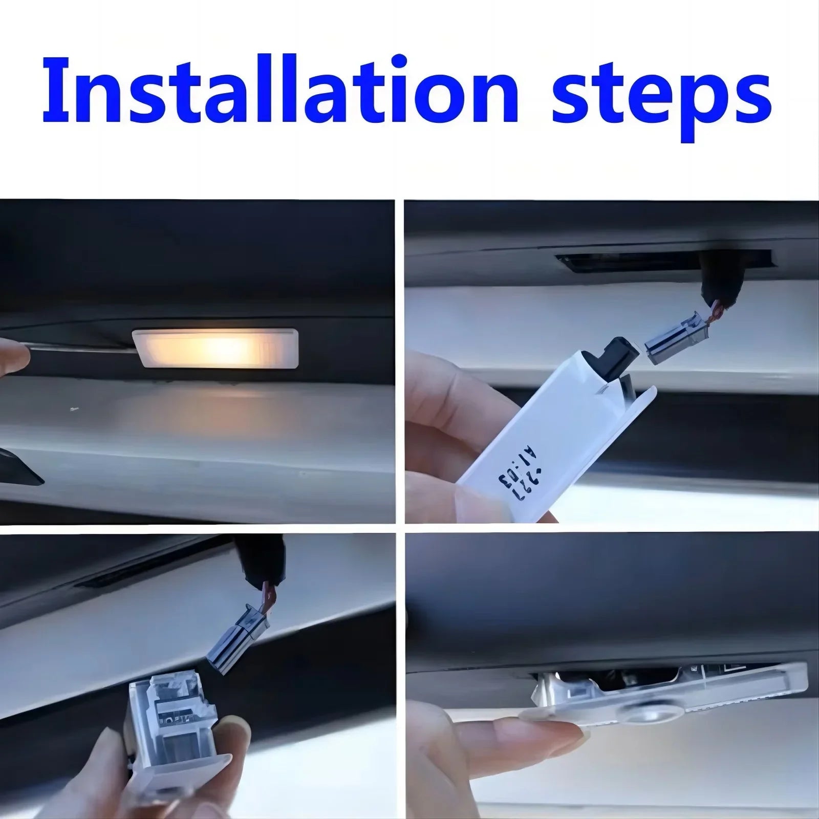 Set 2x Proiector LED Logo Portieră Audi – 5W, 12V - My Store