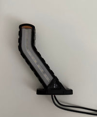 Set 2 Cornite LED de Gabarit Dinamice 12–24V, 3 Culori, Bandă Galbenă Secvențială