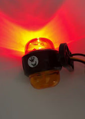 Set 2 Mini Cornite LED de Gabarit 12–24V, Roșu/Galben, Compacte