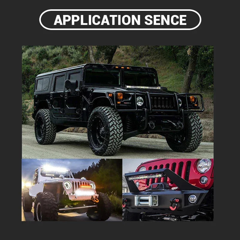 Bară LED Slim Spot & Flood – 12/24V, Lumină de Lucru Off-Road - My Store