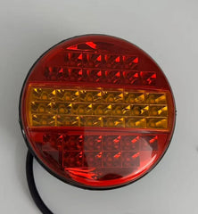Set 2x Stopuri LED Rotunde Multifuncționale – 12/24V, Remorcă/Camion, Ø143mm