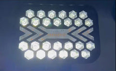 Set 2 Proiector LED Off-Road Alb + Galben, Mod Secvențial & Flash, 12V–24V, 3/4/5 Inch