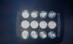 Set 2 Proiector LED Off-Road Alb + Galben, Mod Flash & Flow, 12V–24V, 3/4/5 Inch