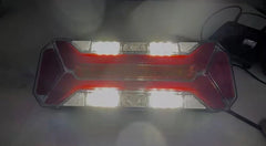 Set 2× Stopuri LED Multifuncționale 12–24V cu Semnalizare Dinamică, pentru Camioane & Remorci