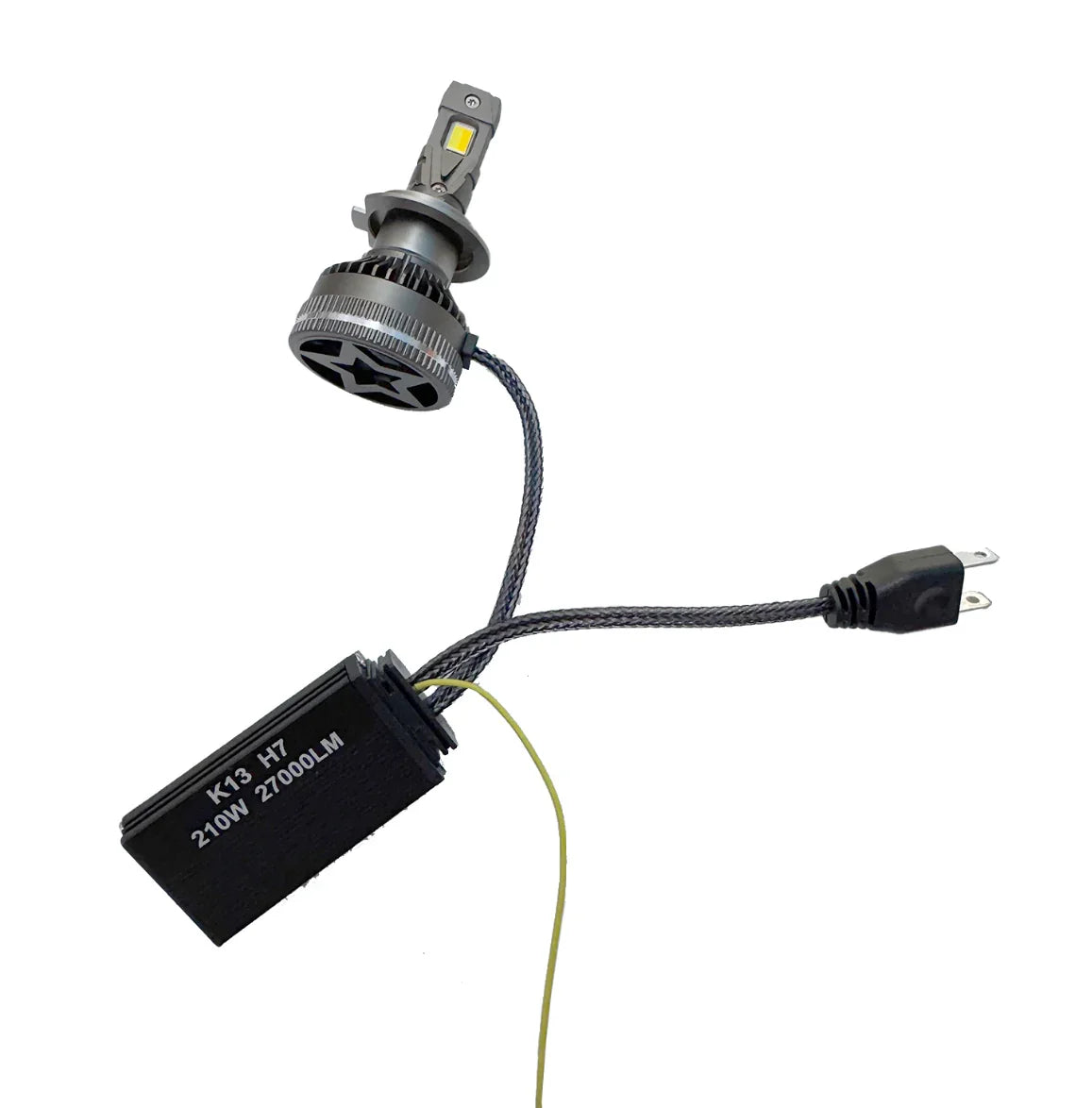 Set 2 Becuri LED Auto K13, 210W, 27000LM, Canbus, Control Aplicație - My Store
