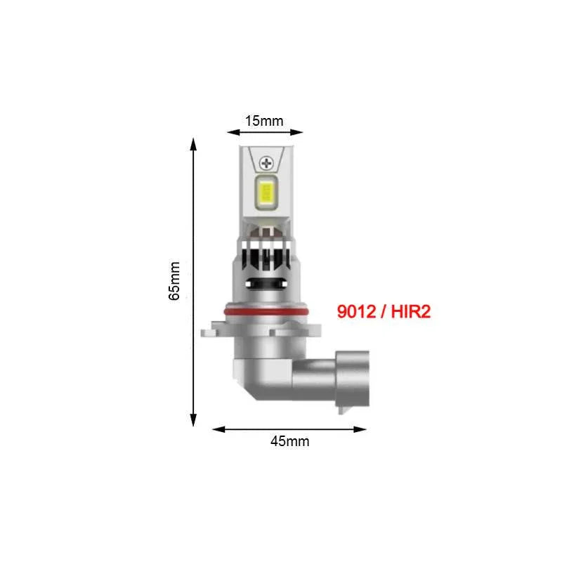 Set 2 Becuri LED Auto K7 1:1 – 100W, 10.000LM, 6000K, CANBUS - My Store