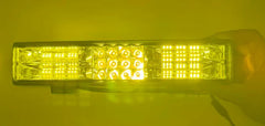 LED Bar 30cm, 180W, 12–24V, IP68, Alb și Galben cu Mod Flash — pentru vehicule off-road
