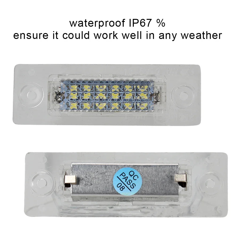 Set 2x Lămpi LED Plăcuță Înmatriculare Canbus – VW/Skoda - My Store