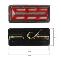 Set 2x Stopuri LED Dinamice – 12/24V, Camion/Remorcă, 33x14cm - My Store