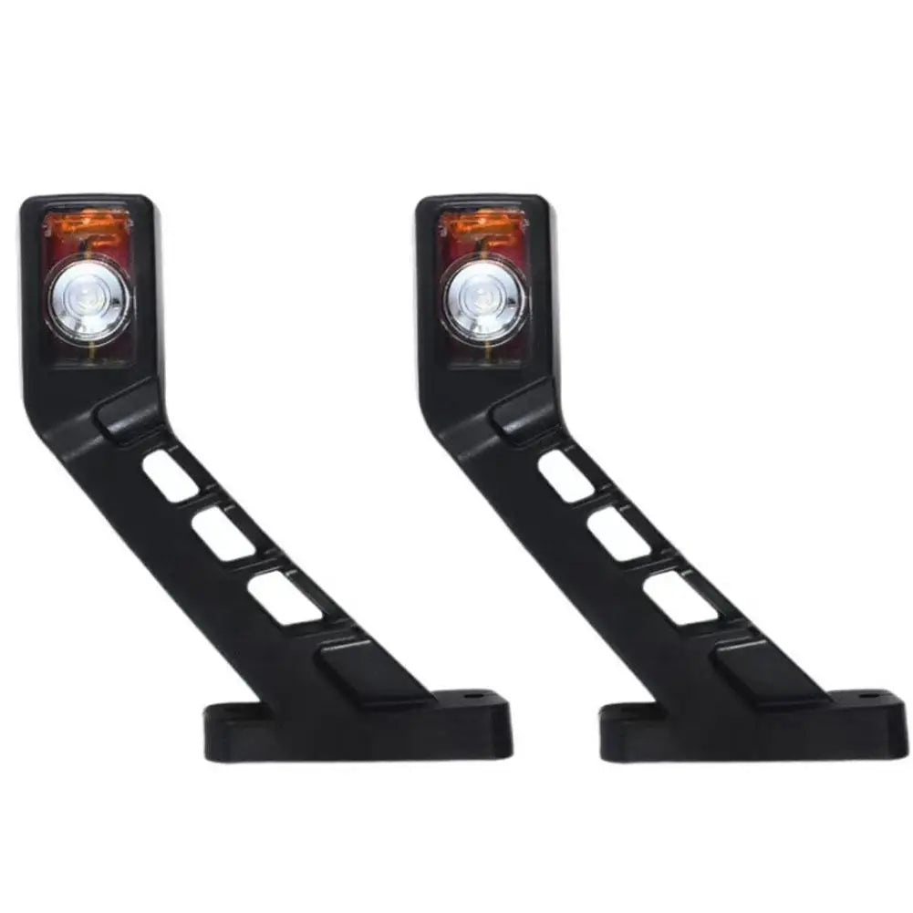 Set 2 Cornite LED 12–24V, 3 culori, 9 LED, ABS + cauciuc, pentru camion și remorcă